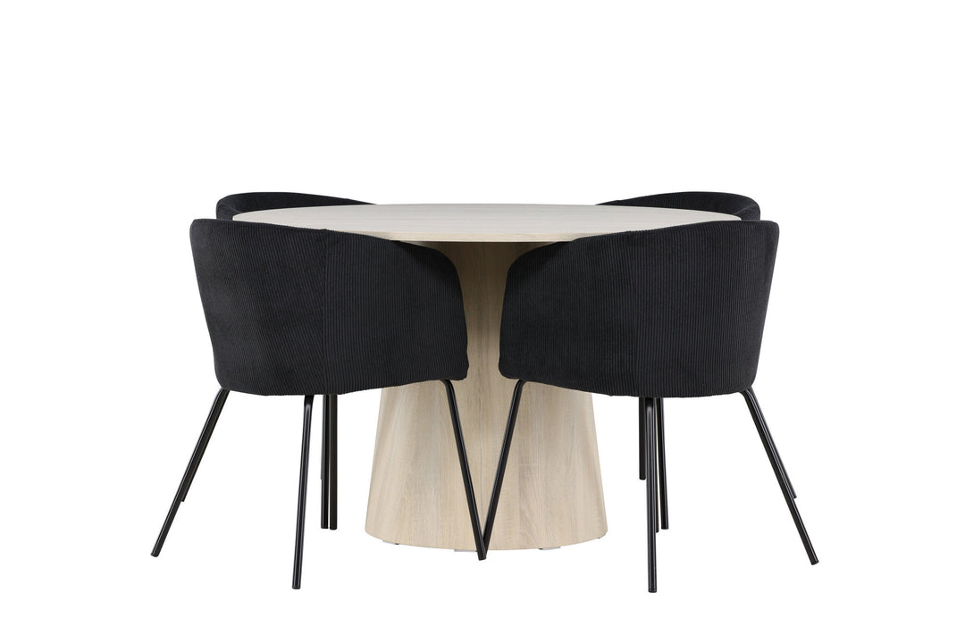Venture Home Lanzo Dining Table with Berit Dining Chair