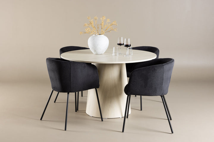 Venture Home Lanzo Dining Table with Berit Dining Chair
