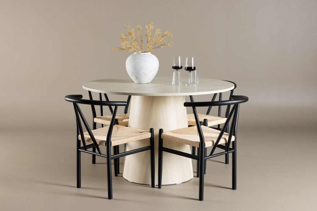Venture Home Lanzo Dining Table with Alfons Dining Chair