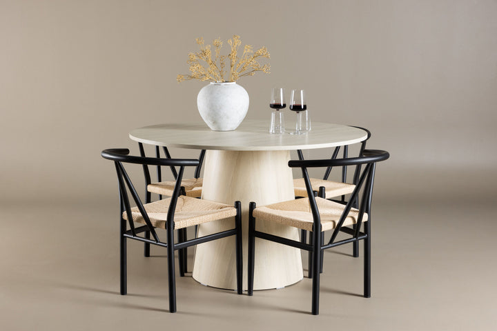 Venture Home Lanzo Dining Table with Alfons Dining Chair