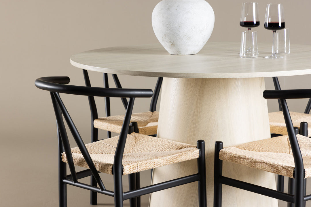 Venture Home Lanzo Dining Table with Alfons Dining Chair