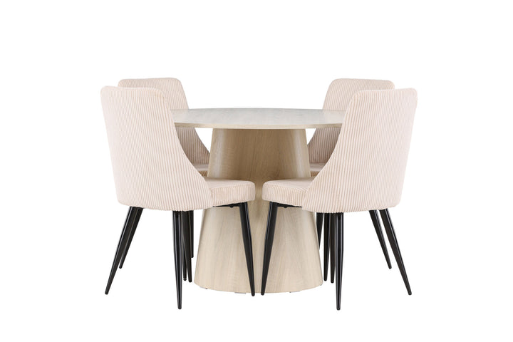 Venture Home Lanzo Dining Table with Leone Dining Chair