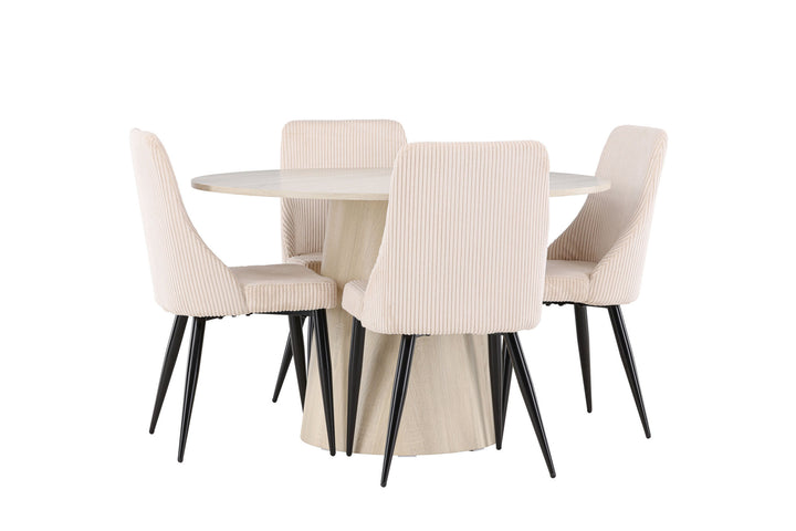Venture Home Lanzo Dining Table with Leone Dining Chair