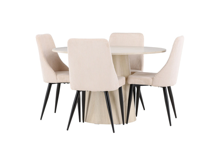Venture Home Lanzo Dining Table with Leone Dining Chair