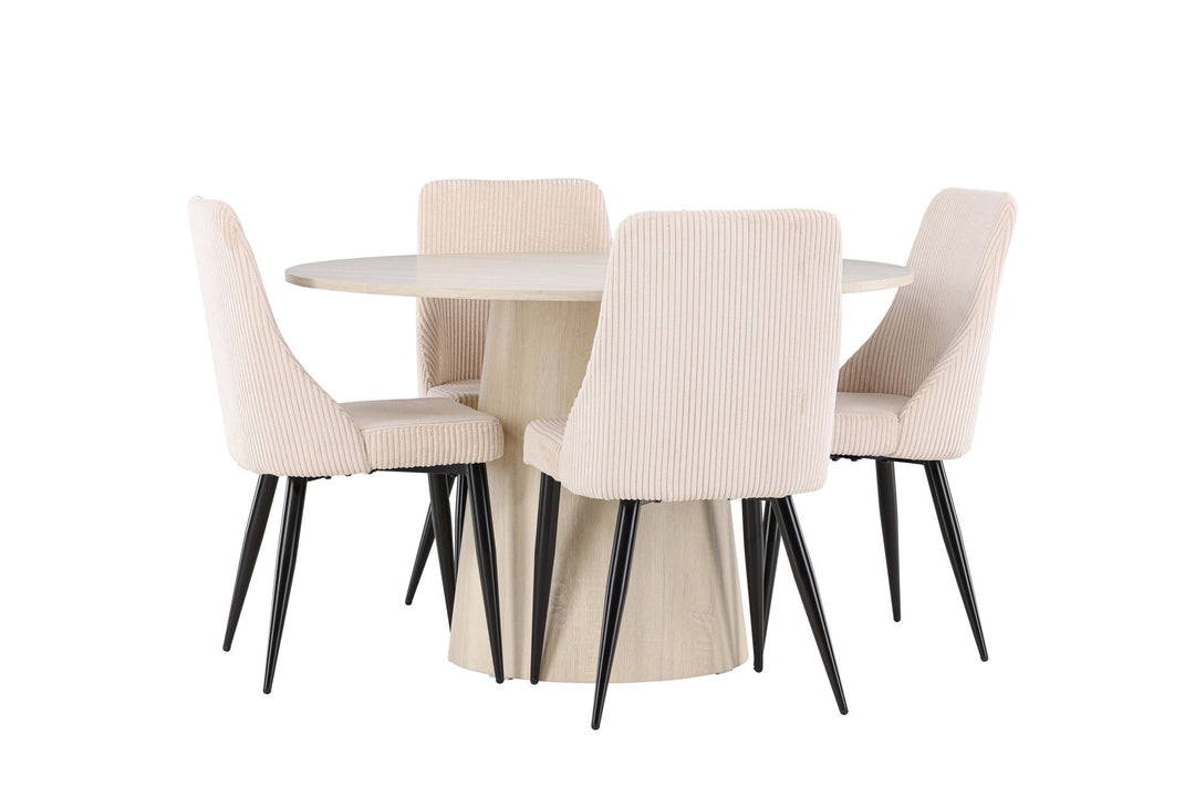 Venture Home Lanzo Dining Table with Leone Dining Chair