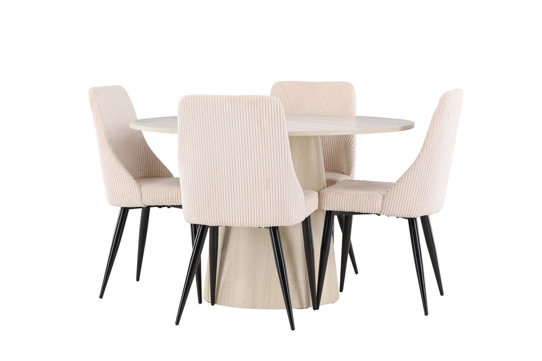 Venture Home Lanzo Dining Table with Leone Dining Chair