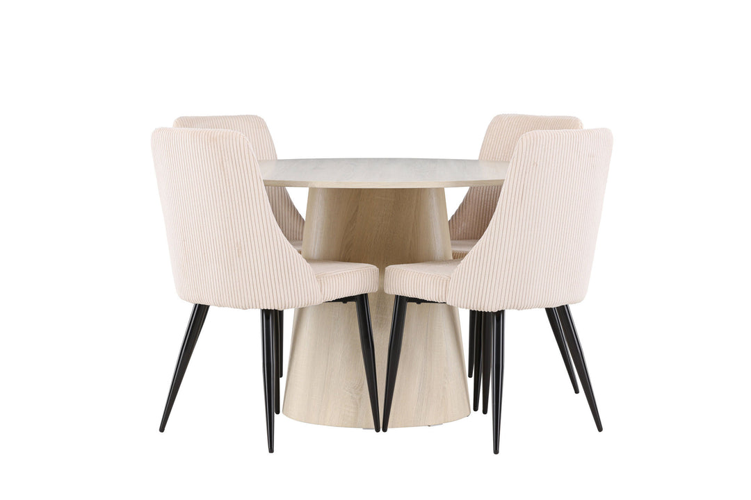 Venture Home Lanzo Dining Table with Leone Dining Chair