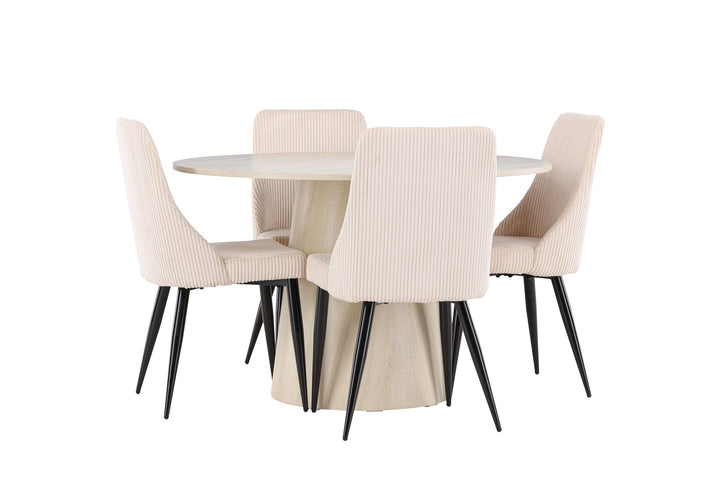 Venture Home Lanzo Dining Table with Leone Dining Chair
