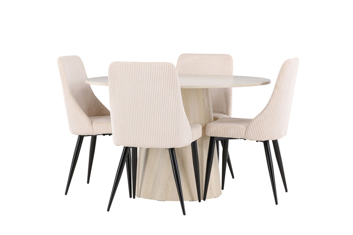 Venture Home Lanzo Dining Table with Leone Dining Chair