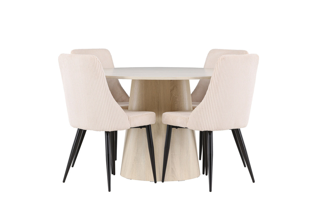 Venture Home Lanzo Dining Table with Leone Dining Chair