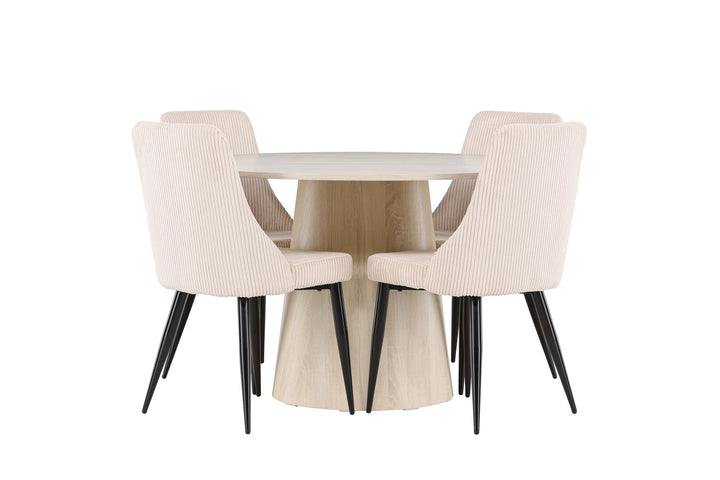 Venture Home Lanzo Dining Table with Leone Dining Chair