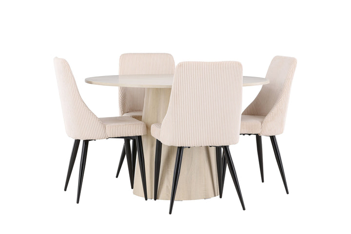 Venture Home Lanzo Dining Table with Leone Dining Chair