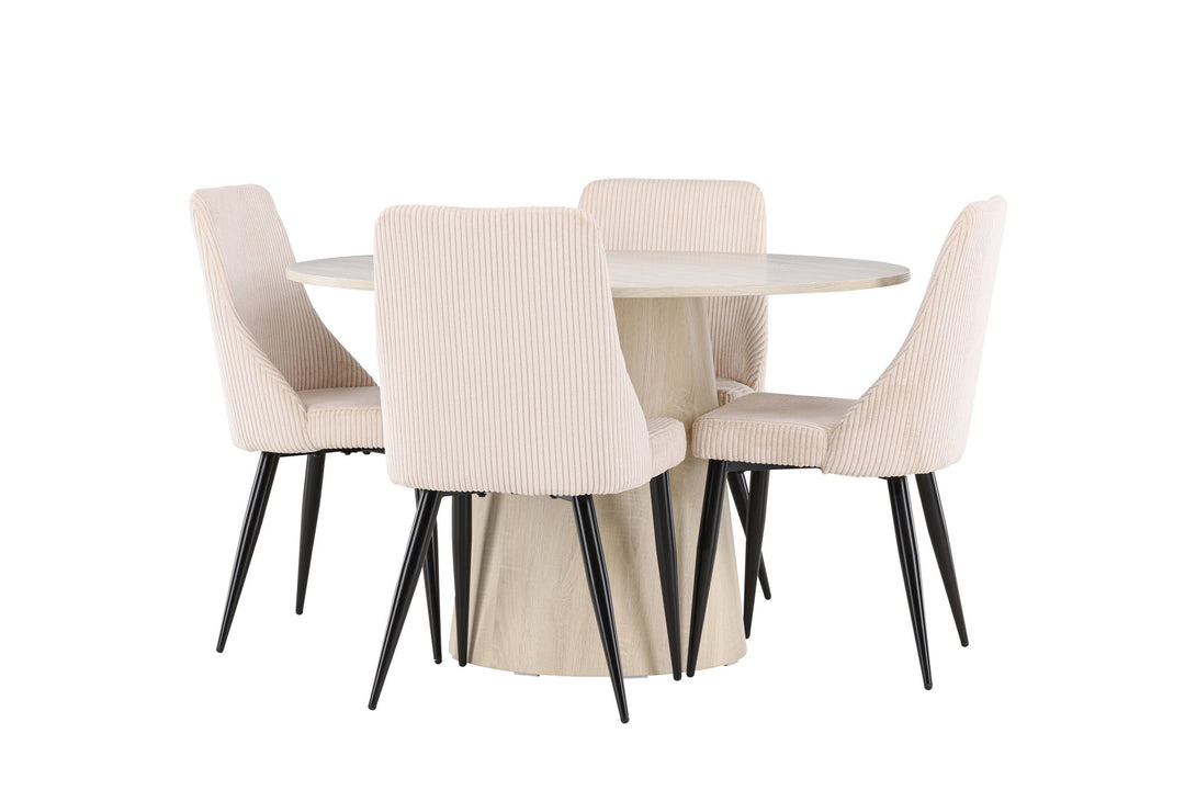 Venture Home Lanzo Dining Table with Leone Dining Chair