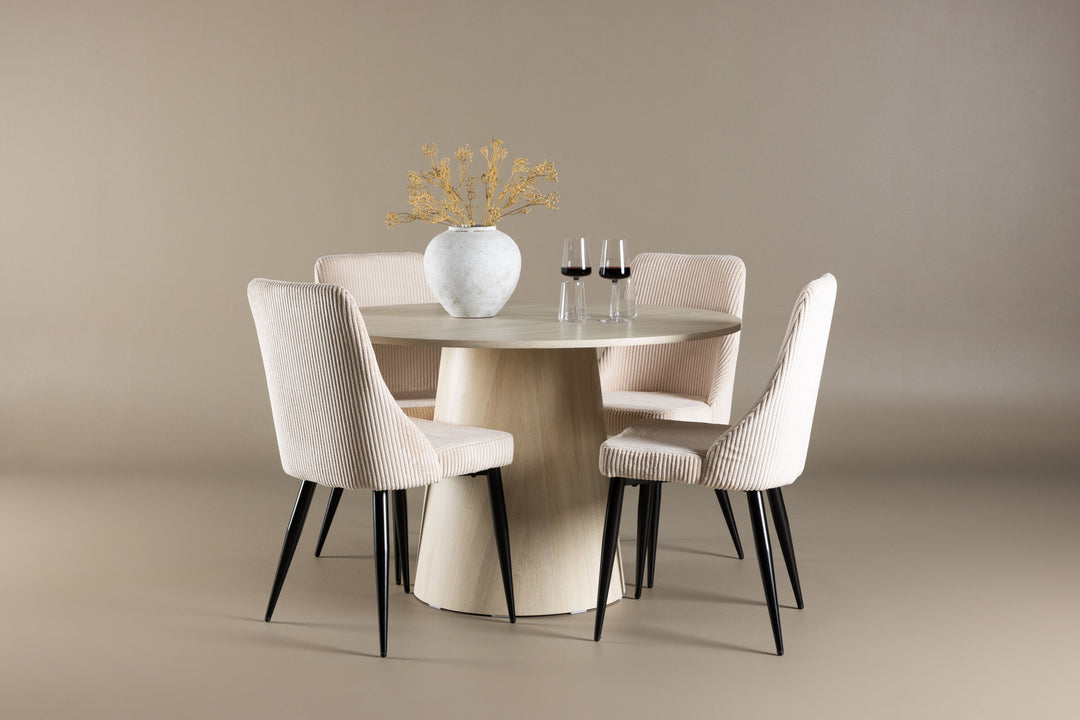 Venture Home Lanzo Dining Table with Leone Dining Chair