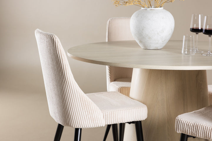 Venture Home Lanzo Dining Table with Leone Dining Chair