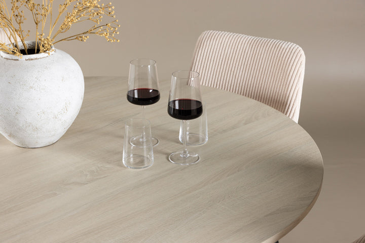 Venture Home Lanzo Dining Table with Leone Dining Chair