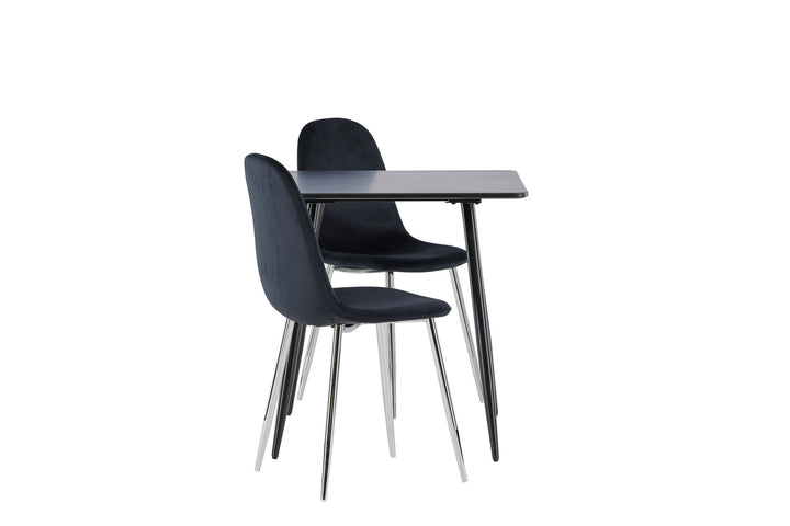 Venture Home Polar Dining Table with Polar Dining Chair