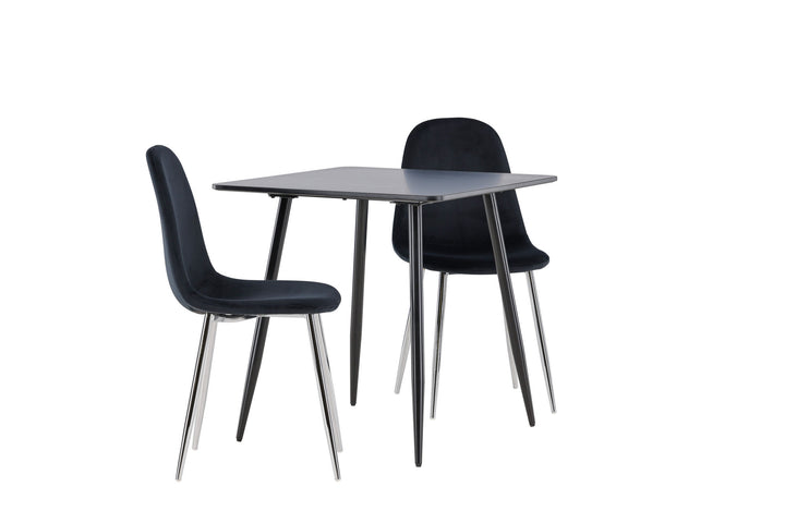 Venture Home Polar Dining Table with Polar Dining Chair