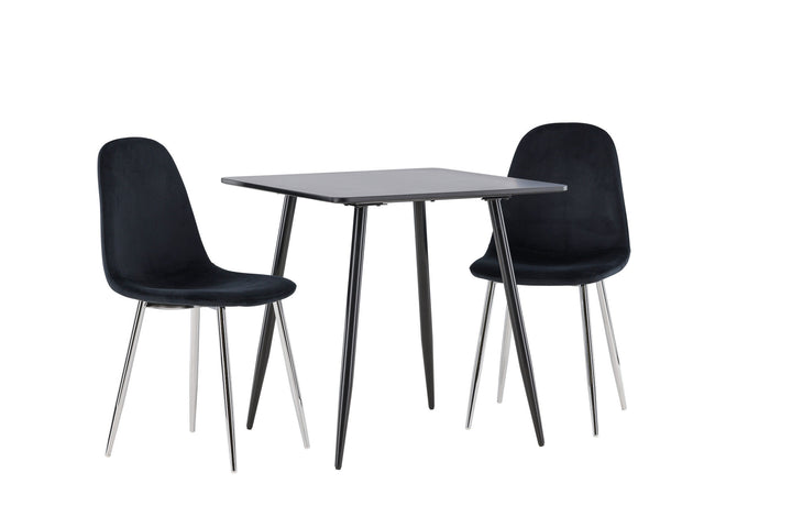 Venture Home Polar Dining Table with Polar Dining Chair
