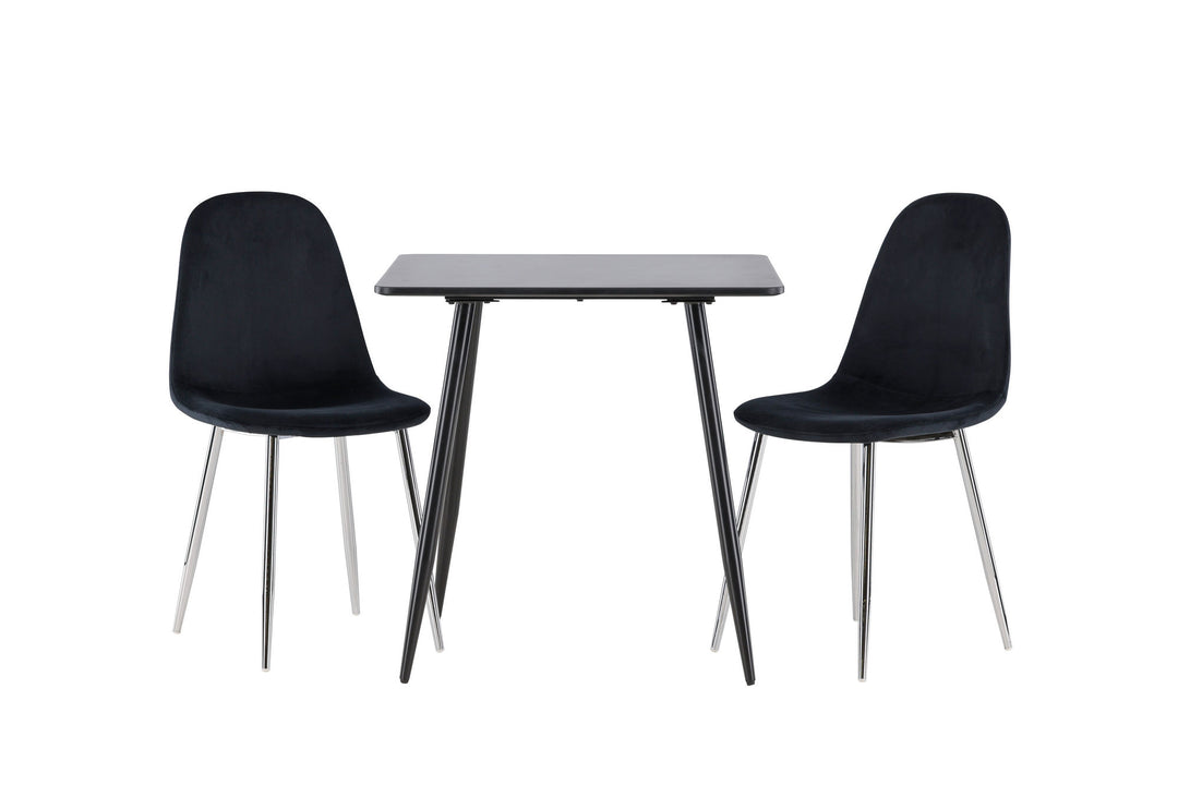 Venture Home Polar Dining Table with Polar Dining Chair