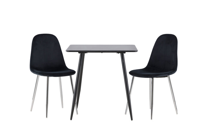 Venture Home Polar Dining Table with Polar Dining Chair