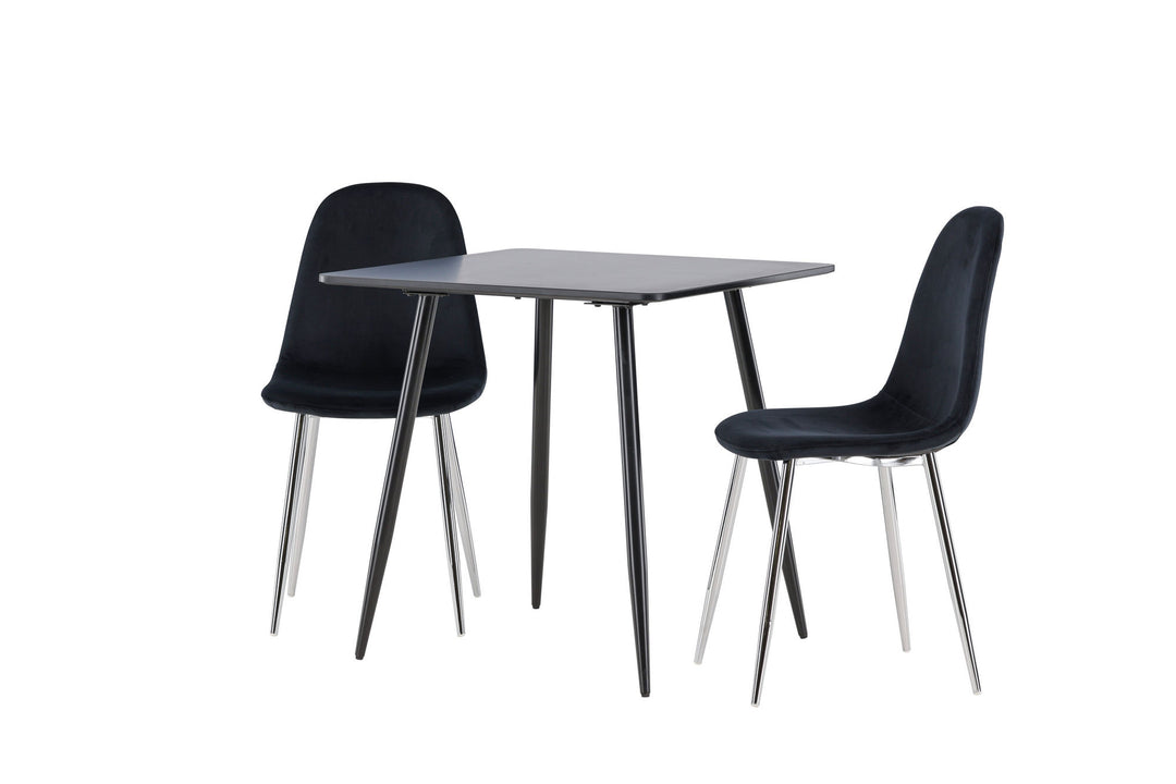 Venture Home Polar Dining Table with Polar Dining Chair