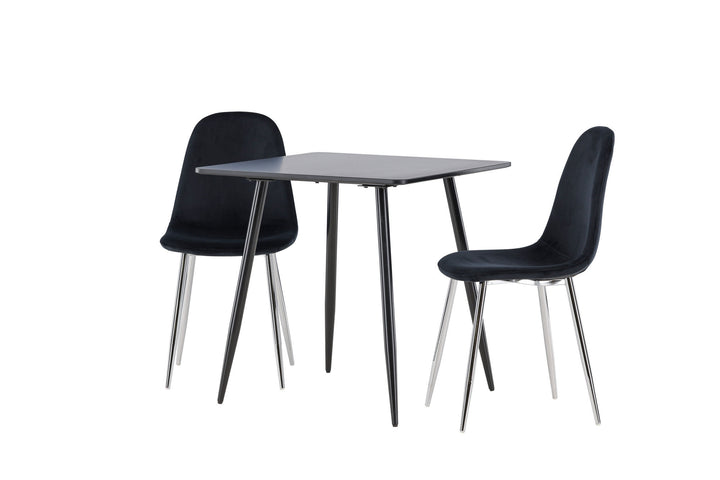 Venture Home Polar Dining Table with Polar Dining Chair