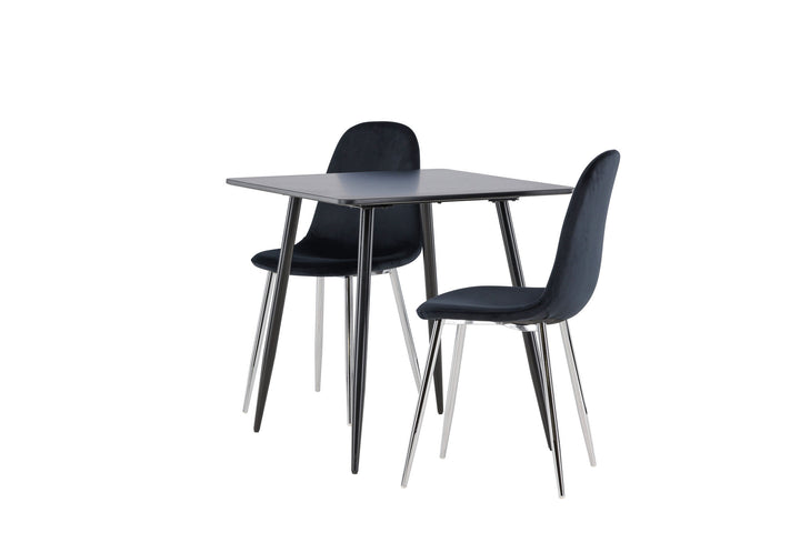 Venture Home Polar Dining Table with Polar Dining Chair