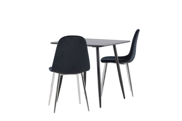 Venture Home Polar Dining Table with Polar Dining Chair