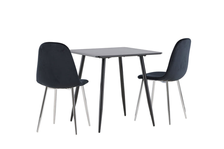 Venture Home Polar Dining Table with Polar Dining Chair
