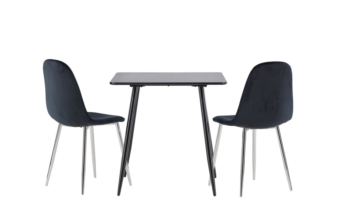 Venture Home Polar Dining Table with Polar Dining Chair