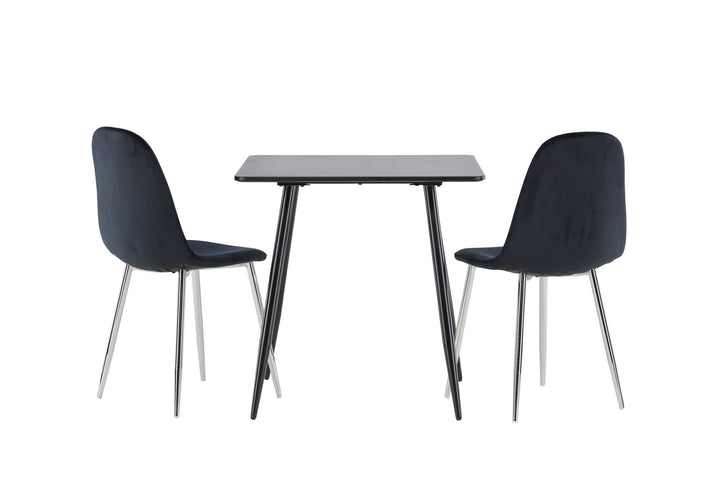Venture Home Polar Dining Table with Polar Dining Chair