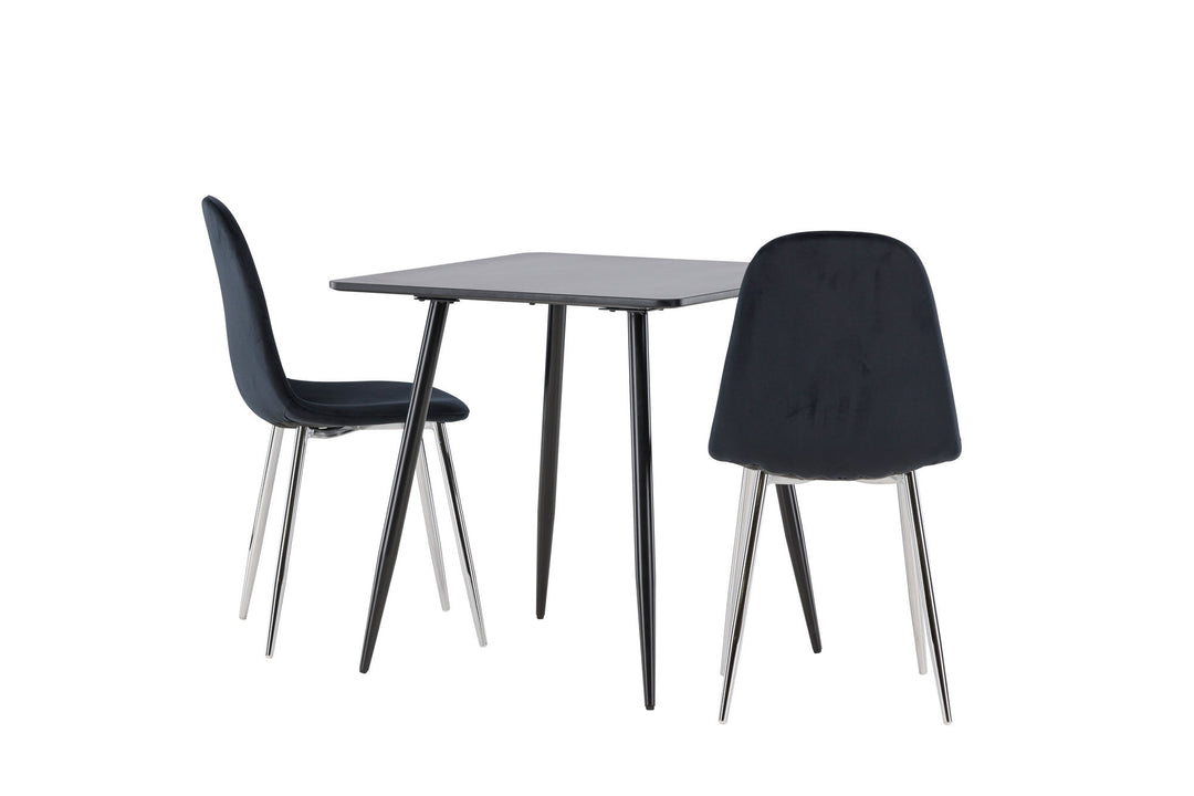 Venture Home Polar Dining Table with Polar Dining Chair