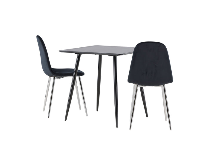 Venture Home Polar Dining Table with Polar Dining Chair