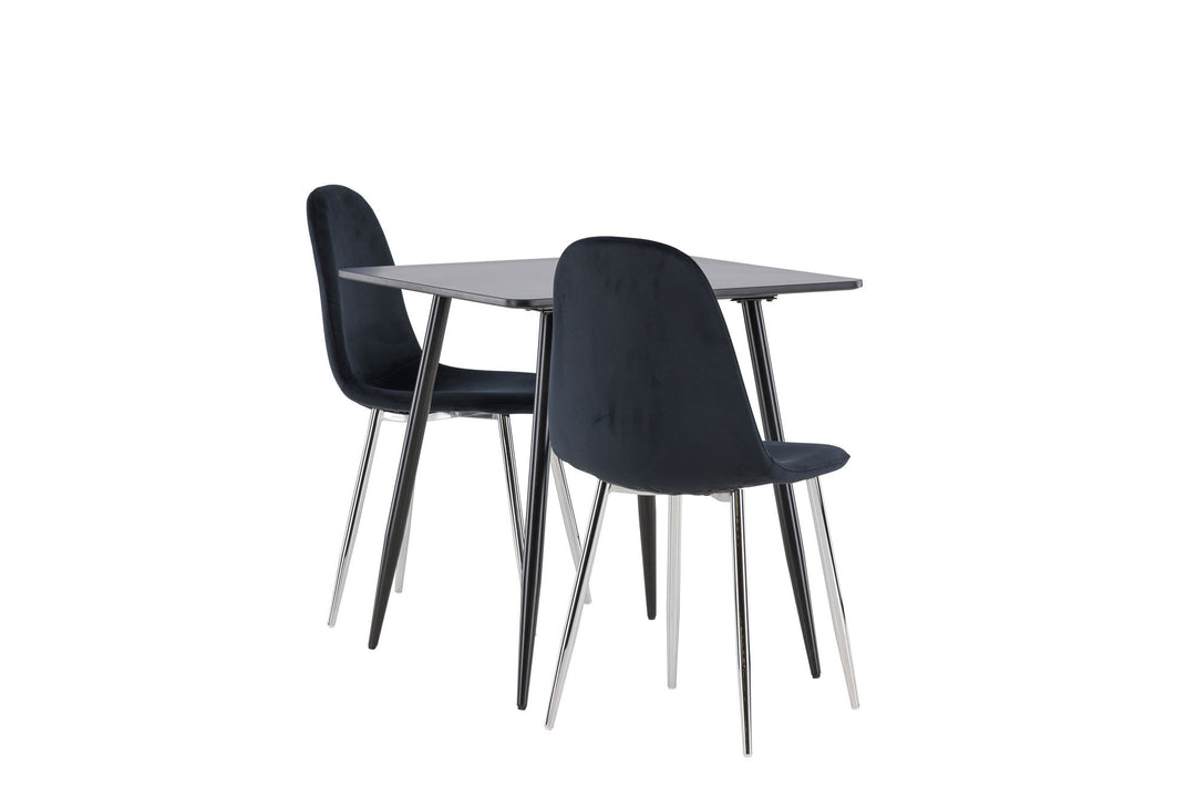 Venture Home Polar Dining Table with Polar Dining Chair