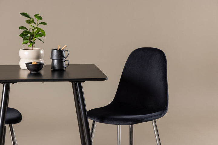 Venture Home Polar Dining Table with Polar Dining Chair