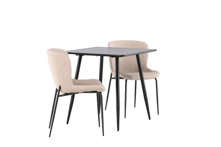 Venture Home Polar Dining Table with Modesto Dining Chair