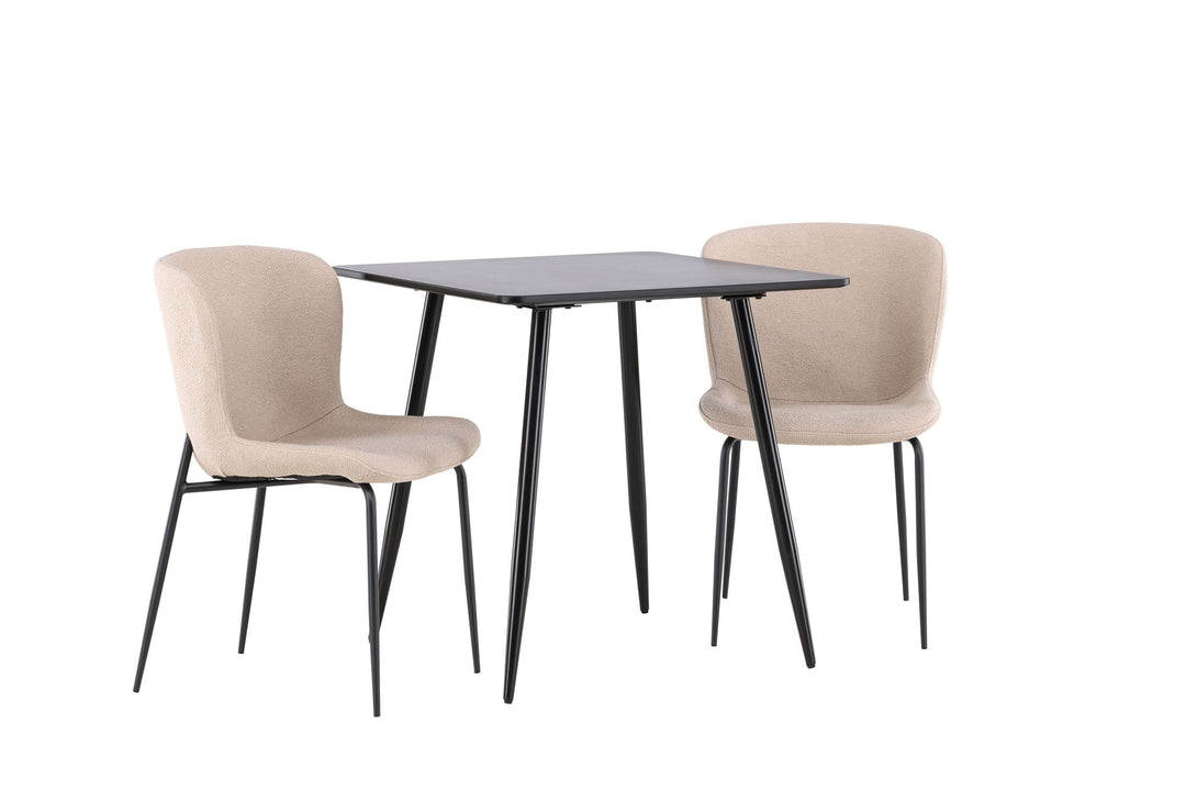Venture Home Polar Dining Table with Modesto Dining Chair