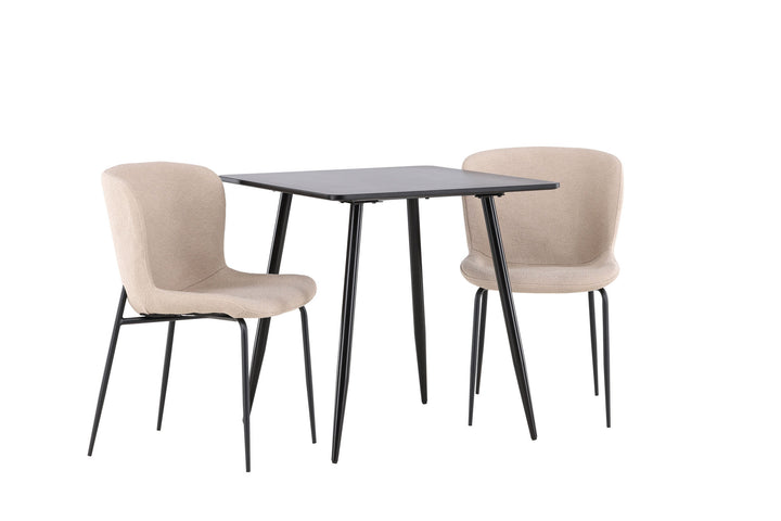 Venture Home Polar Dining Table with Modesto Dining Chair