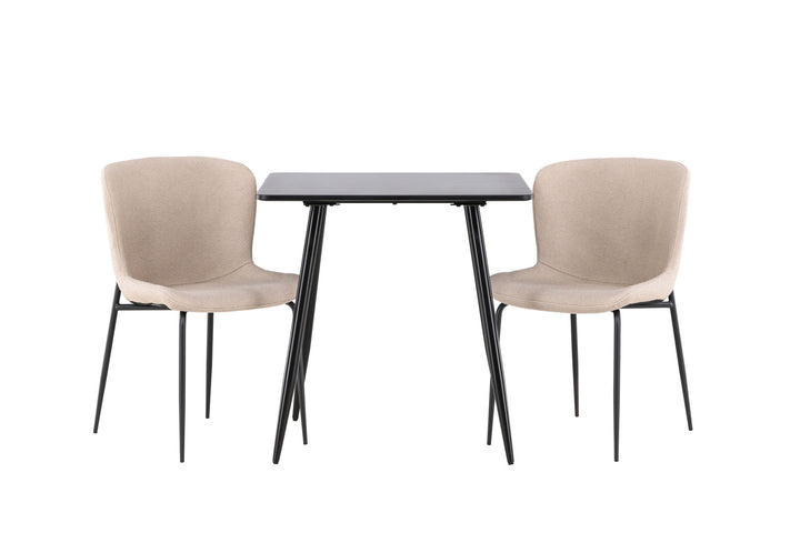 Venture Home Polar Dining Table with Modesto Dining Chair