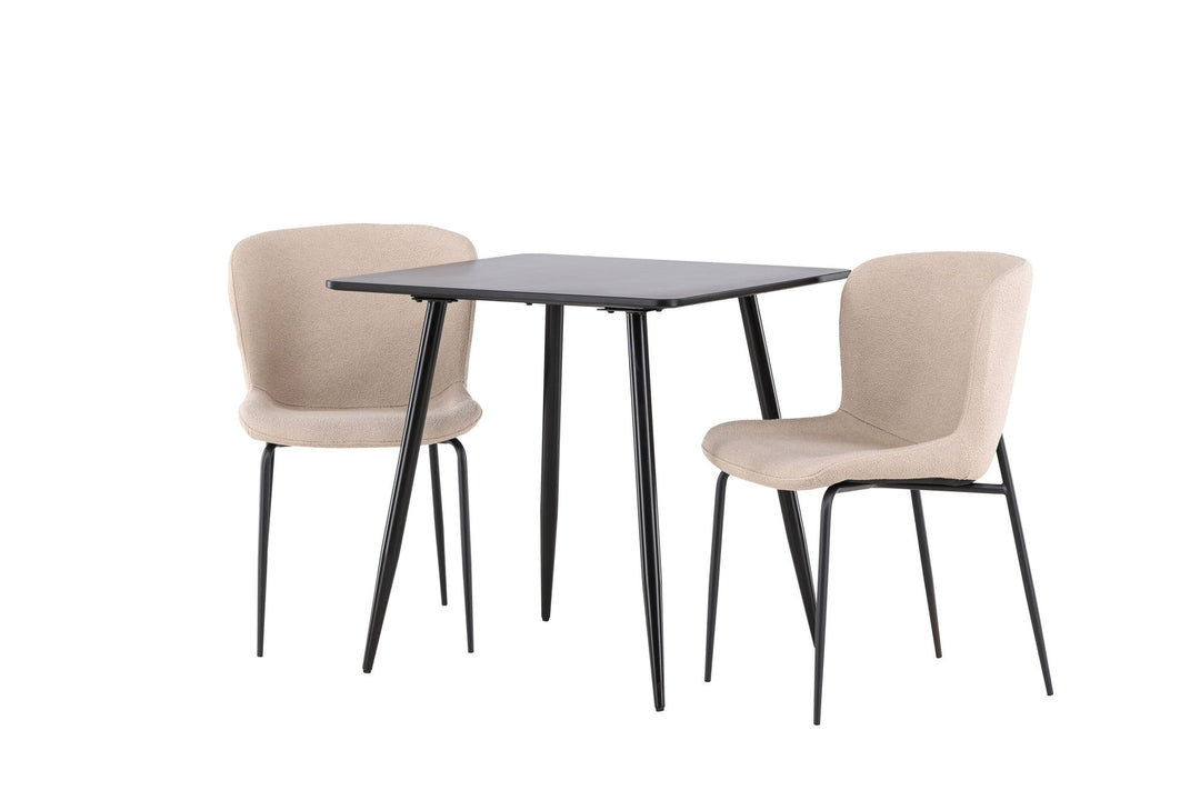 Venture Home Polar Dining Table with Modesto Dining Chair
