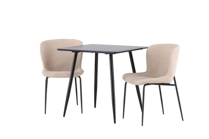 Venture Home Polar Dining Table with Modesto Dining Chair