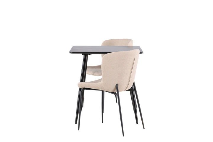 Venture Home Polar Dining Table with Modesto Dining Chair