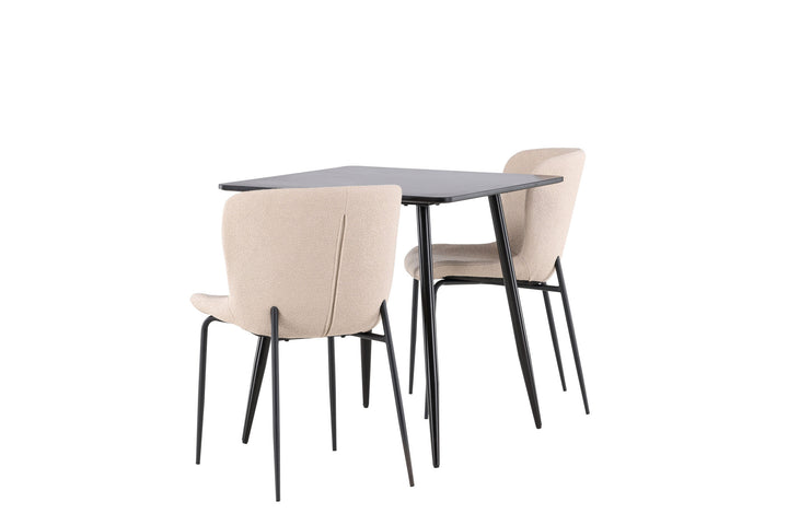Venture Home Polar Dining Table with Modesto Dining Chair