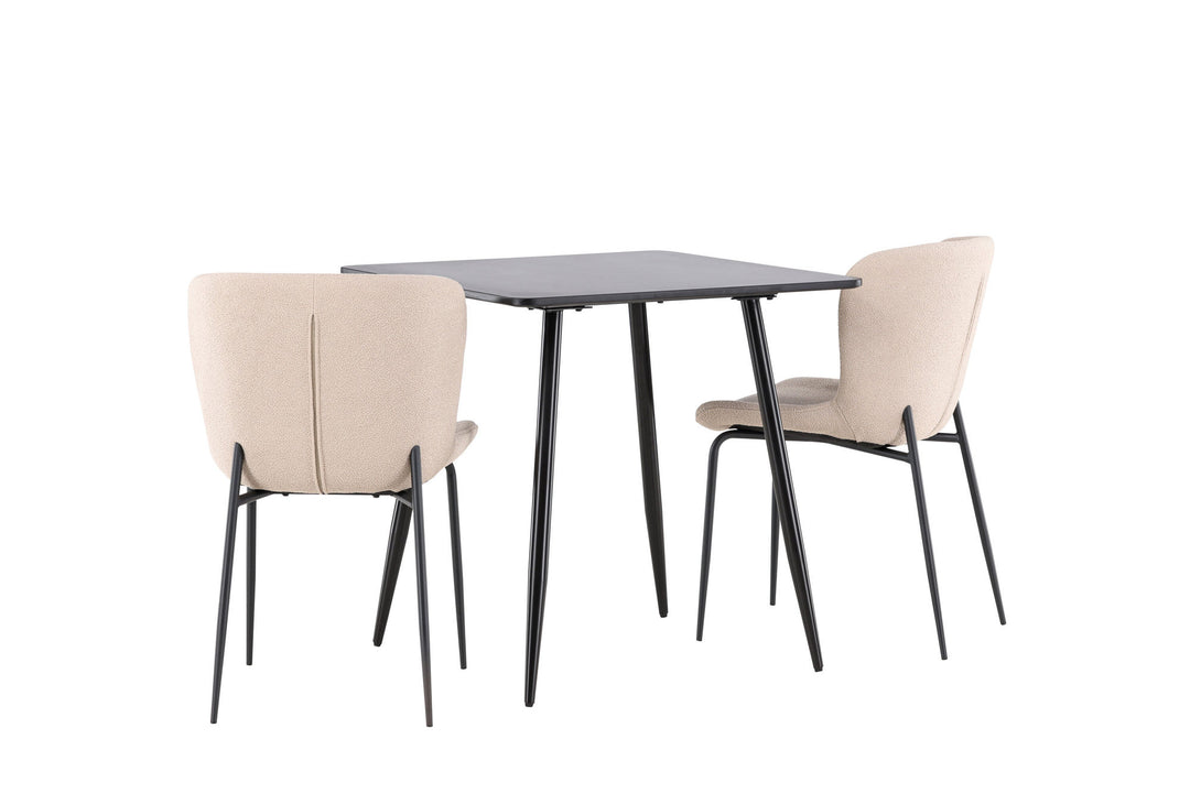 Venture Home Polar Dining Table with Modesto Dining Chair