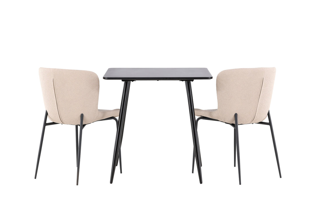 Venture Home Polar Dining Table with Modesto Dining Chair