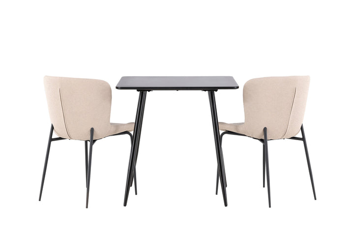 Venture Home Polar Dining Table with Modesto Dining Chair