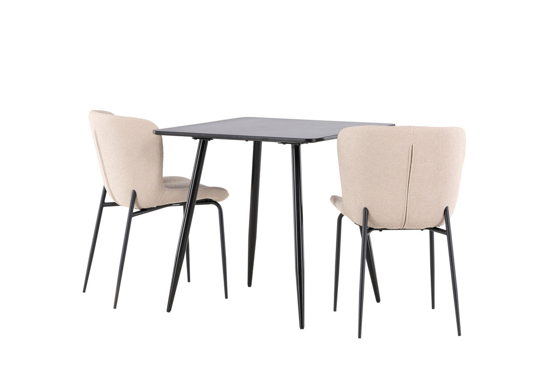 Venture Home Polar Dining Table with Modesto Dining Chair