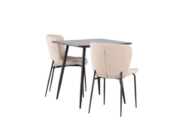 Venture Home Polar Dining Table with Modesto Dining Chair