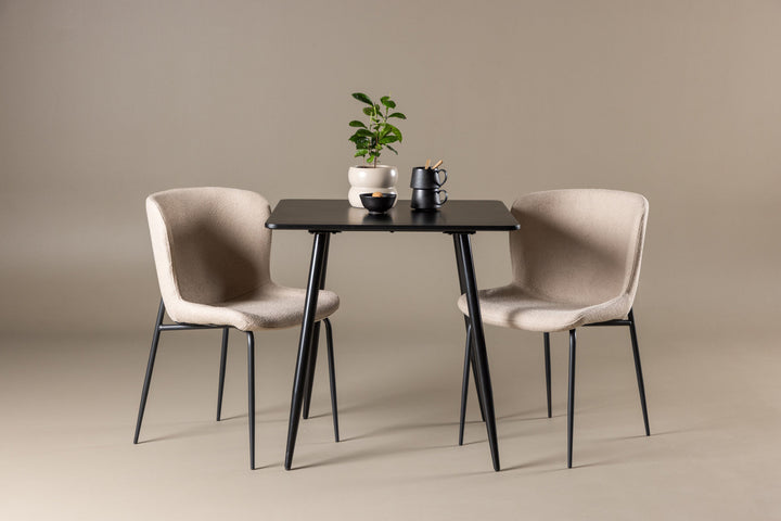 Venture Home Polar Dining Table with Modesto Dining Chair